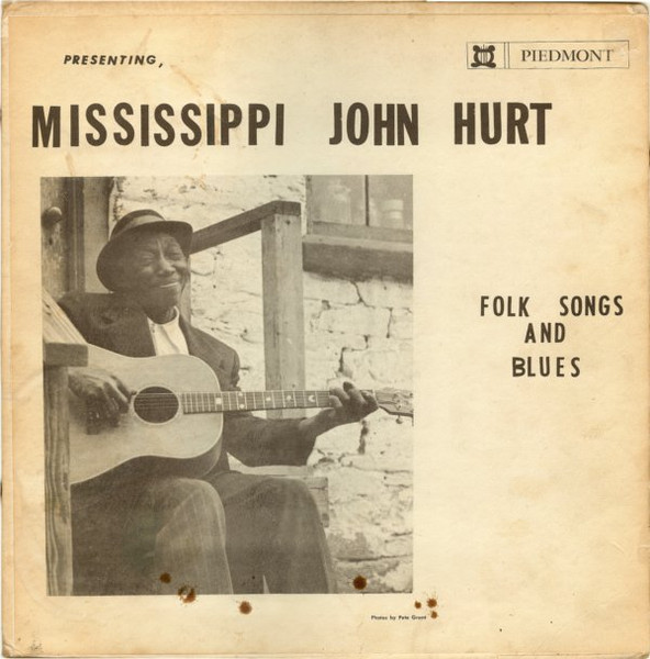 Mississippi John Hurt – Folk Songs And Blues (1963, Vinyl) - Discogs