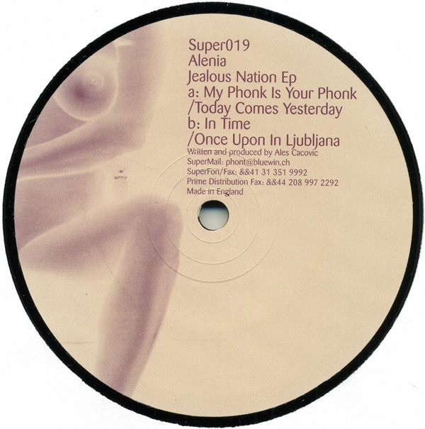 Alenia - Jealous Nation EP | SuperBra (Super019)