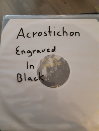 Acrostichon - Engraved In Black | Releases | Discogs