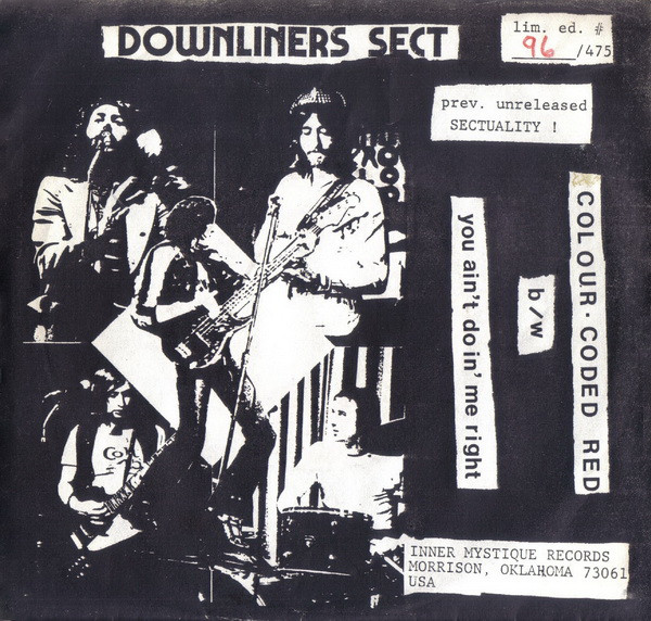 Downliners Sect – Colour-Coded Red (1985, Vinyl) - Discogs