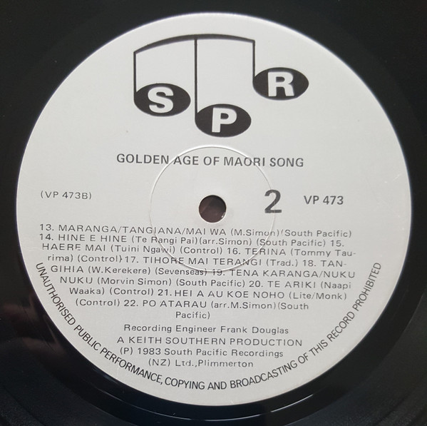 télécharger l'album Various - Golden Age Of Maori Song