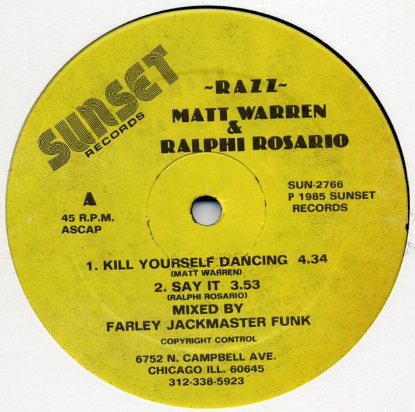 Razz Featuring Matt Warren & Ralphi Rosario – Pump It Up (1985