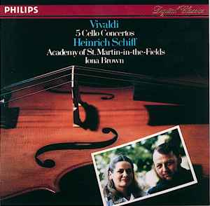 Antonio Vivaldi - Vivaldi 5 Cello Concertos album cover