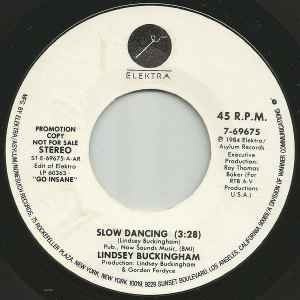 Lindsey Buckingham - Slow Dancing album cover