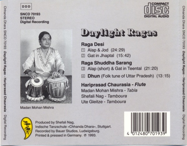descargar álbum Hariprasad Chaurasia, Madan Mishra - Daylight Ragas