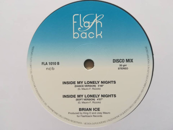 last ned album Brian Ice - Inside My Lonely Nights