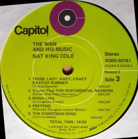 Nat King Cole - The Man And His Music | Capitol Records (SQBO-93741) - 7