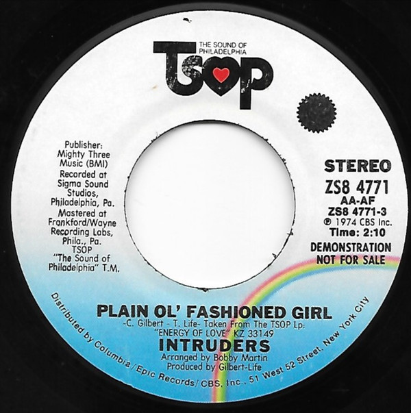 last ned album The Intruders - Plain Ol Fashioned Girl