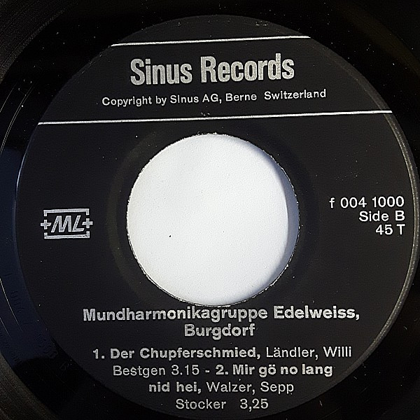 last ned album Mundharmonikagruppe Edelweiss Burgdorf - Im Dübeli