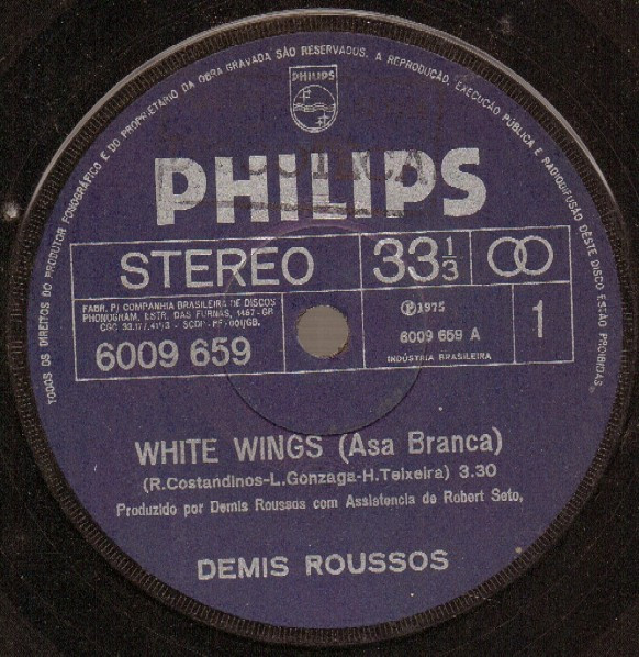 last ned album Demis Roussos - White Wings From Souvenirs To Souvenirs