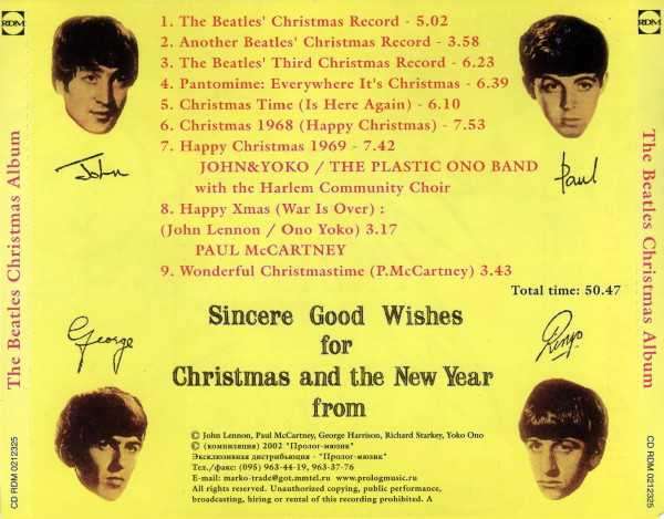 last ned album The Beatles - Christmas Album Complete Christmas Collection 1963 1979