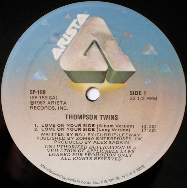 Love On Your Side: The Best Of The Thompson Twins