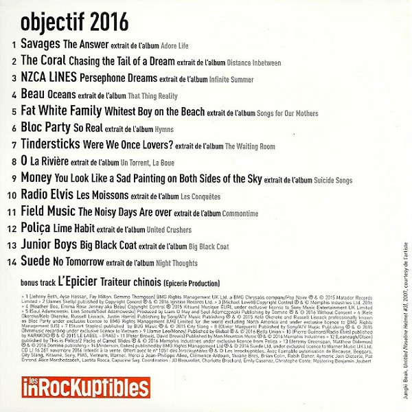 ladda ner album Various - Objectif 2016
