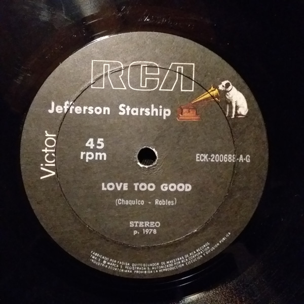 last ned album Jefferson Starship - Love Too Good Count On Me