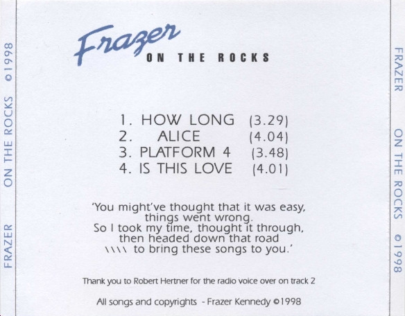 lataa albumi Frazer - On The Rocks