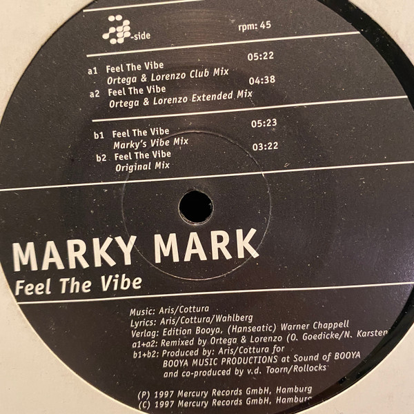 Marky Mark – Feel The Vibe (1997, Vinyl) - Discogs