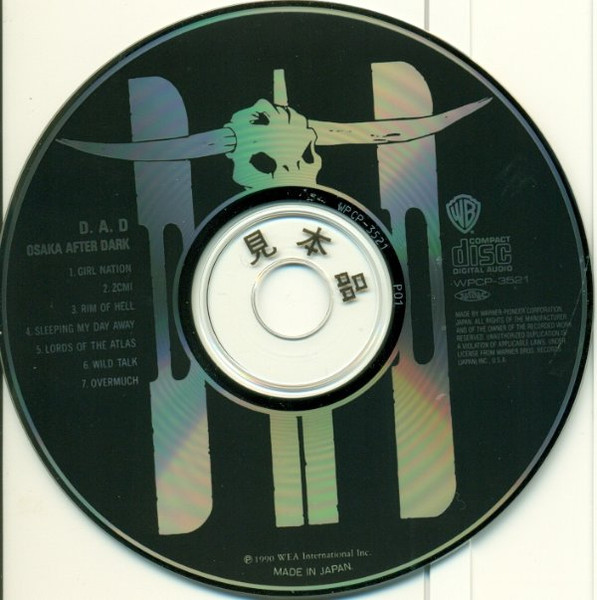 D.A.D – Osaka After Dark (1990, CD) - Discogs