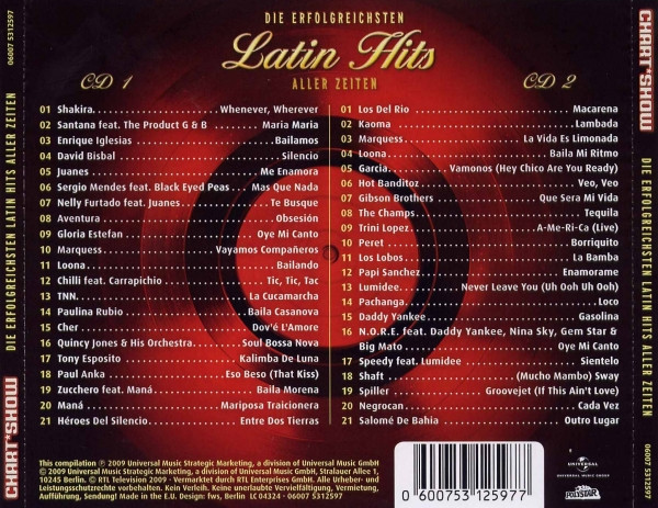 descargar álbum Various - Die Ultimative Chart Show Die Erfolgreichsten Latin Hits Aller Zeiten