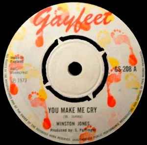 Winston Jones (2) - You Make Me Cry album cover