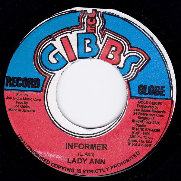 Lady Ann – Informer アナログレコード LP-