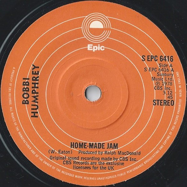 Bobbi Humphrey – Home-Made Jam / Sunset Burgundy (1978