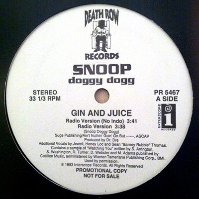 Snoop Doggy Dogg - Gin And Juice | Releases | Discogs