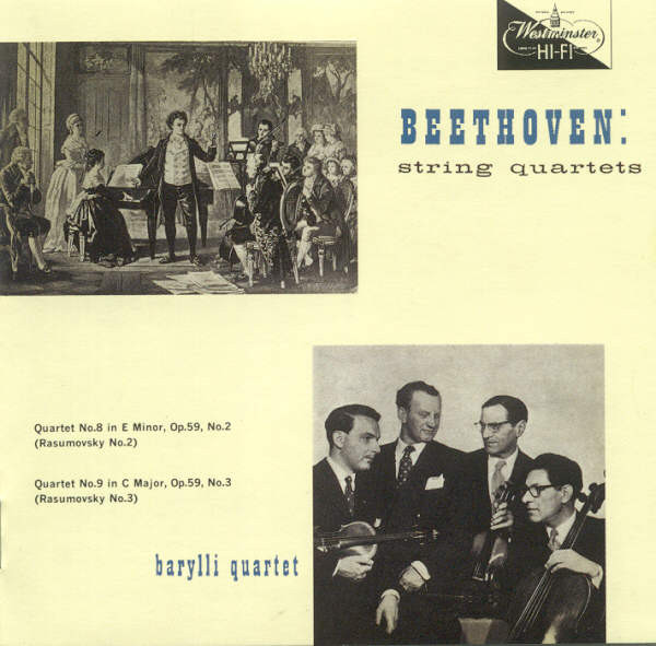 Barylli Quartet - Beethoven – String Quartet No. 8 In E Minor Op