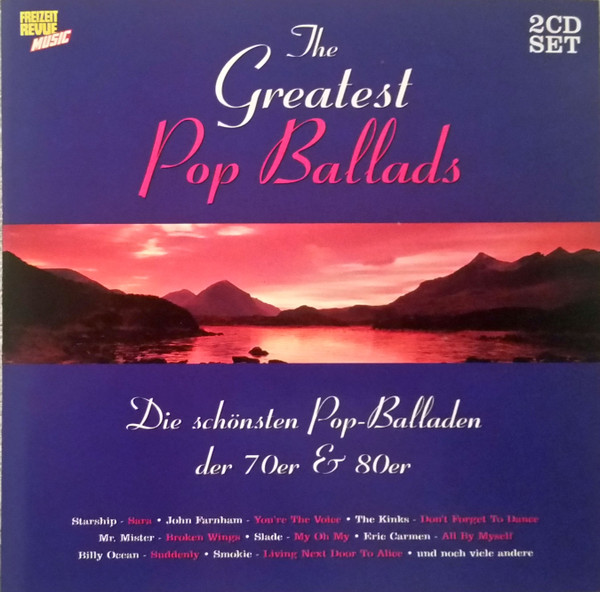 Greatest Ballads Schönsten Pop-Balladen Der 70er & 80er) CD) - Discogs