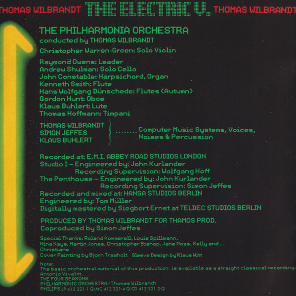 ladda ner album Thomas Wilbrandt - The Electric V