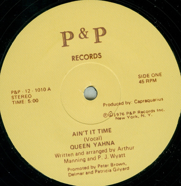 Queen Yahna – Ain't It Time (1976, Vinyl) - Discogs