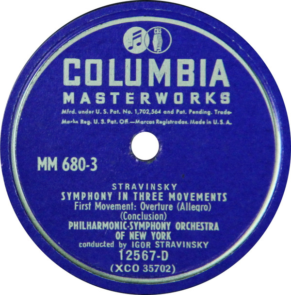 lataa albumi Stravinsky, PhilharmonicSymphony Orchestra Of New York - Symphony In Three Movements