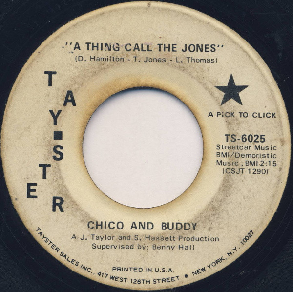 télécharger l'album Chico And Buddy - A Thing Call The Jones