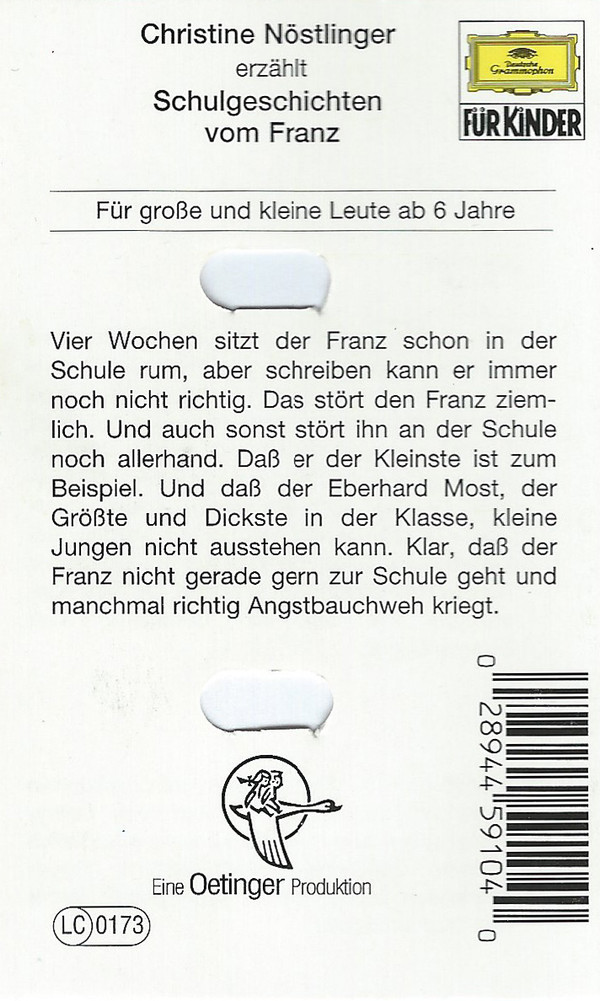 descargar álbum Christine Nöstlinger - Schulgeschichten Vom Franz