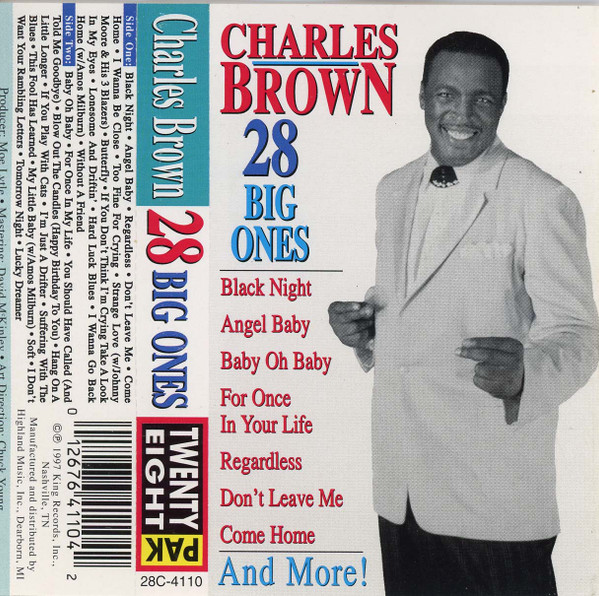 Charles Brown – 28 Big Ones (1997, Cassette) - Discogs