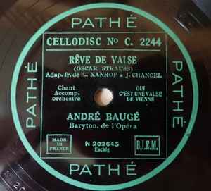 Pochette de l'album André Baugé - Rêve de Valse / la Veuve Joyeuse