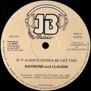 Ray Simpson (2) - Is It Always Gonna Be Like This / Paradise In Your Eyes