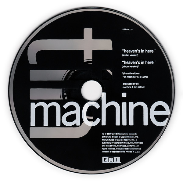 Tin Machine – Heaven's In Here (1989, CD) - Discogs