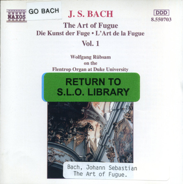 ladda ner album J S Bach Wolfgang Rübsam - The Art Of Fugue Vol 1