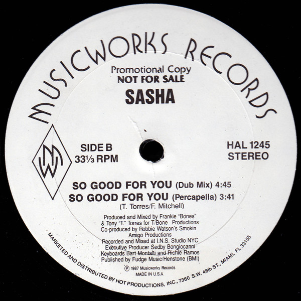 last ned album Sasha - So Good For You