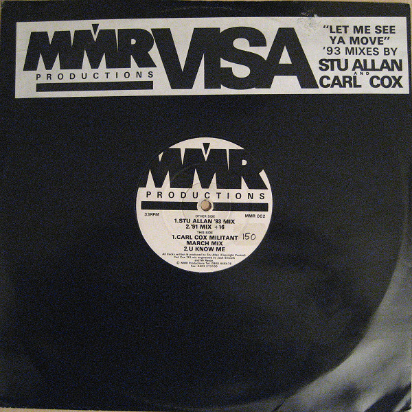 Visa – Let Me See Ya Move '93 Mixes (1993, Vinyl) - Discogs