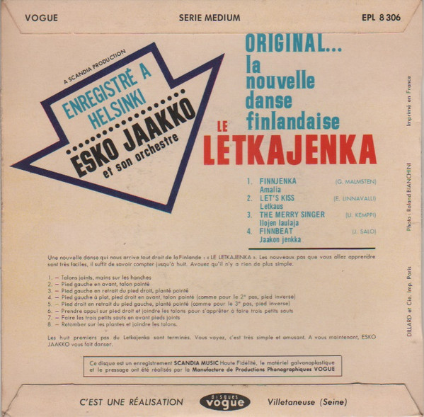 Album herunterladen Esko Jaakko Et Son Orchestre - Le Letkajenka