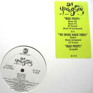 Da Youngsta's – Mad Props / No More Hard Times (1994, Vinyl