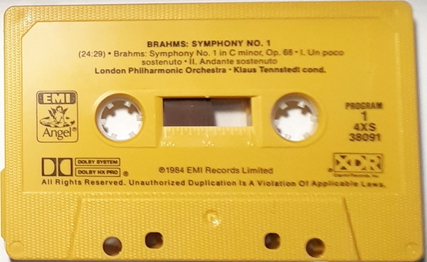 last ned album Brahms, Tennstedt, London Philharmonic Orchestra - Symphony No 1