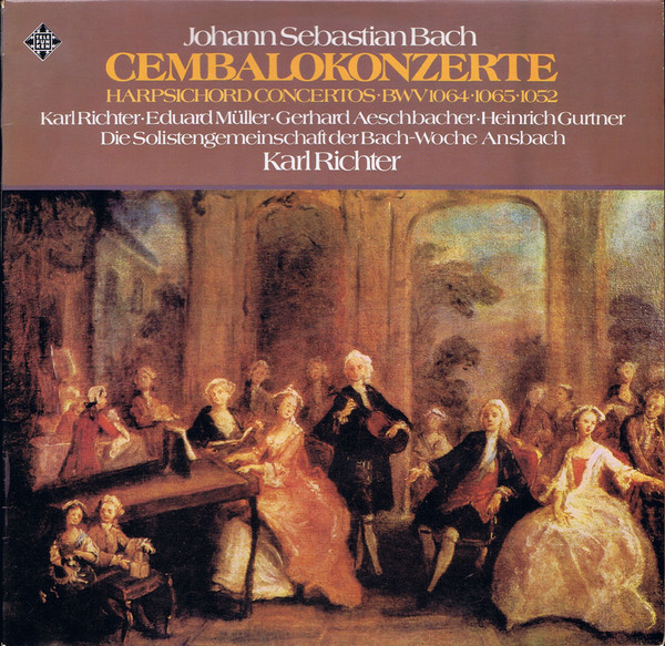 baixar álbum Johann Sebastian Bach - Cembalokonzerte Harpsichord Concertos BWV 1064 1065 1052
