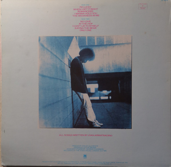 Joan Armatrading - Walk Under Ladders | A&M Records (SP 4876) - 2