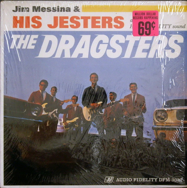 Jim Messina & His Jesters - The Dragsters - Blue Vinyl LP