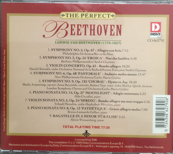 ladda ner album Ludwig van Beethoven - The Perfect Beethoven