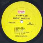 Cover of Donovan's Greatest Hits, 1969, Vinyl