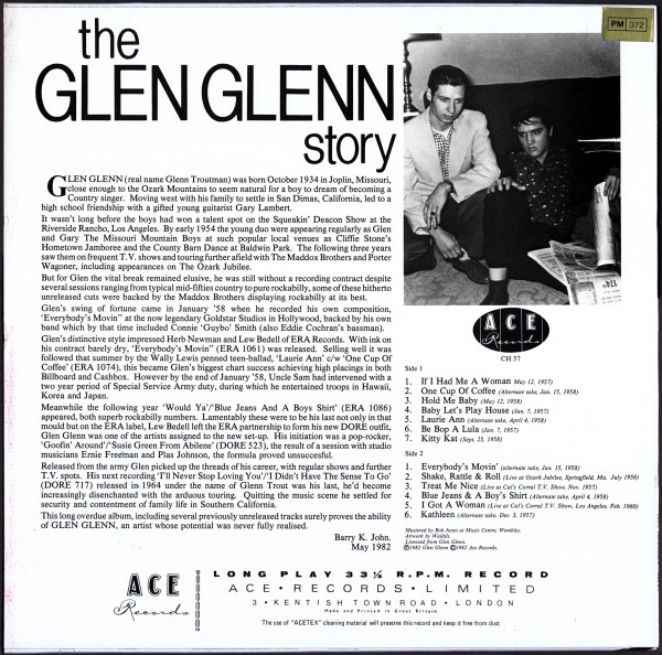 ladda ner album Glen Glenn - The Glen Glenn Story