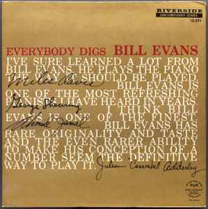 Bill Evans Trio – Everybody Digs Bill Evans (1960, Vinyl) - Discogs